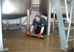 cleanliness in the brewery